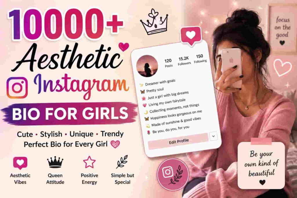 10000+ Aesthetic Instagram Bio for Girls