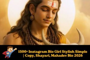 1500+ Instagram Bio Girl Stylish Simple Copy, Shayari, Mahadev Bio 2026