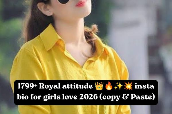 1799+ Royal attitude 👑🔥✨💥 insta bio for girls love 2026 (copy & Paste)