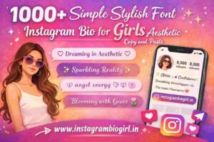 instagram bio for girls aesthetic