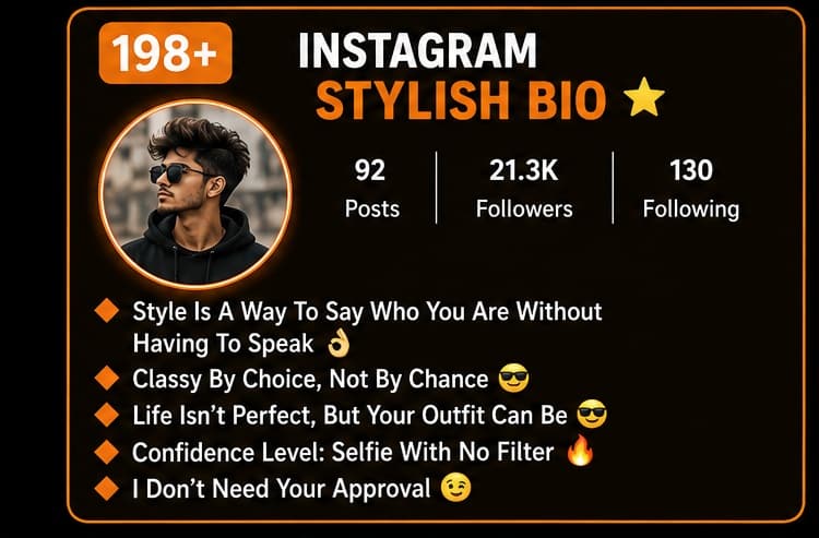 198+ instagram stylish bio