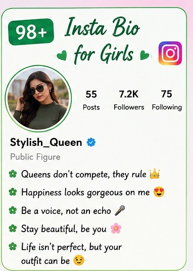 98+ Insta Bio for Girls