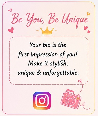 Be you, Be unique