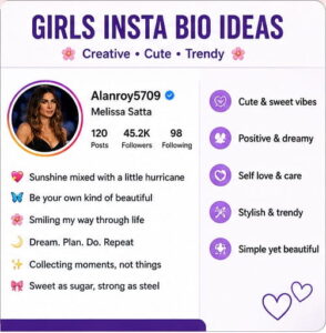 Girls Insta Bio Ideas