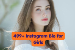 499+ Instagram Bio for Girls