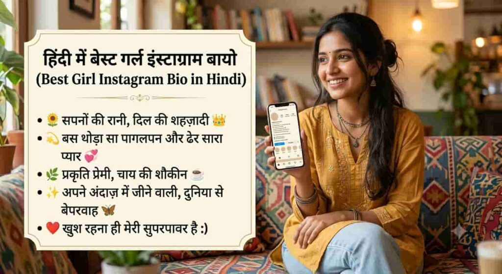 Best Girl Instagram Bio in Hindi