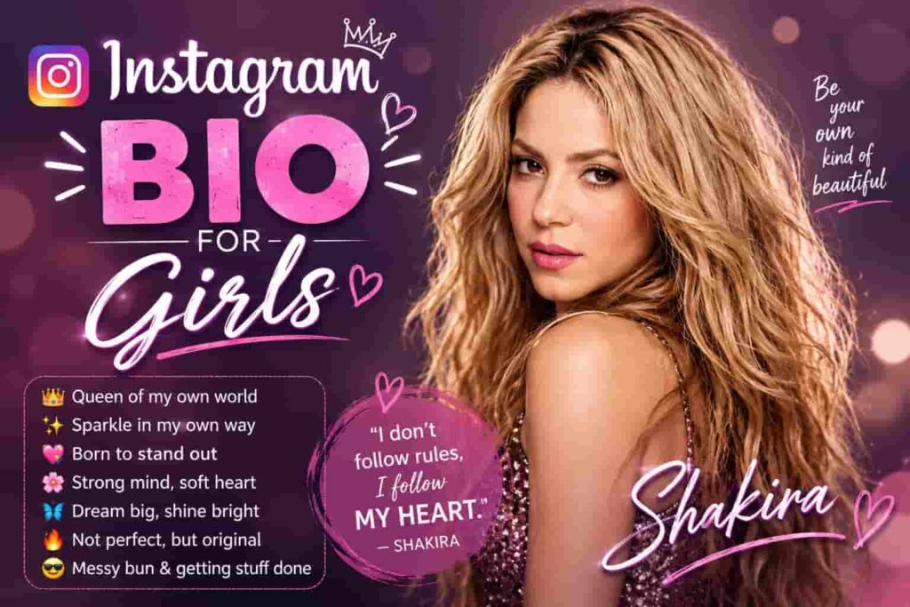 Instagram Bio for Girls