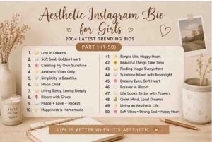 aesthetic instagram bio for girls