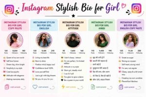 instagram stylish bio for girls