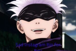 Sad Instagram Bio for Boy