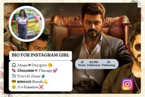 BIO FOR INSTAGRAM GIRL