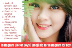 Instagram Bio for Boys